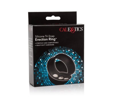 Pierścień-TRI-SNAP ERECTION RING BLACK